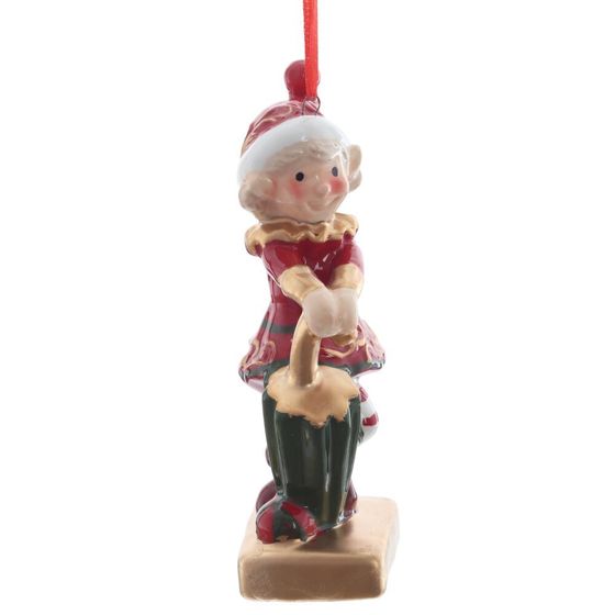 Изделие декоративное подвесное &quot;Мальчик/Девочка&quot;, L8 W5 H13 см, 2в.