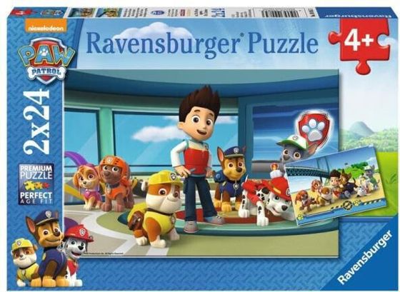 Ravensburger 2x24 Щенячий патруль - Праббл и друзья - 090853