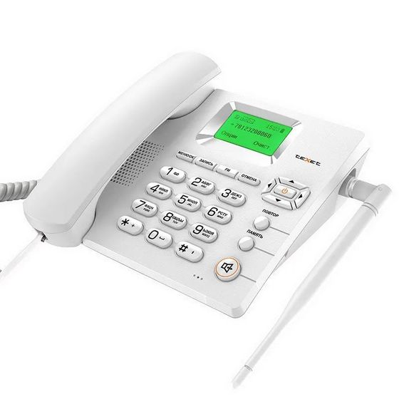 Телефон проводной TeXet FX-100 белый