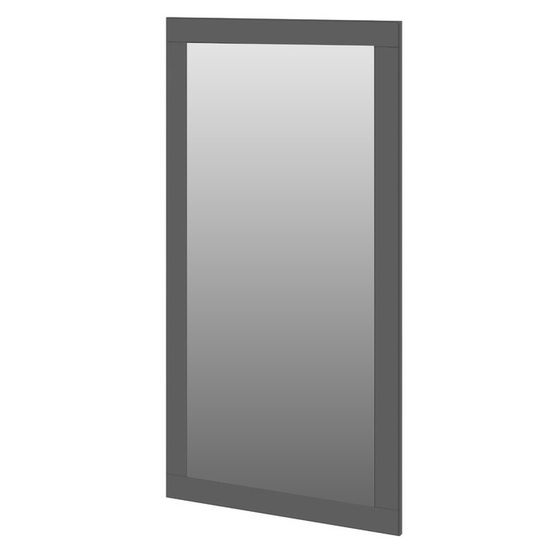 Зеркало навесное «Квадро», 590х1150 мм, цвет графит