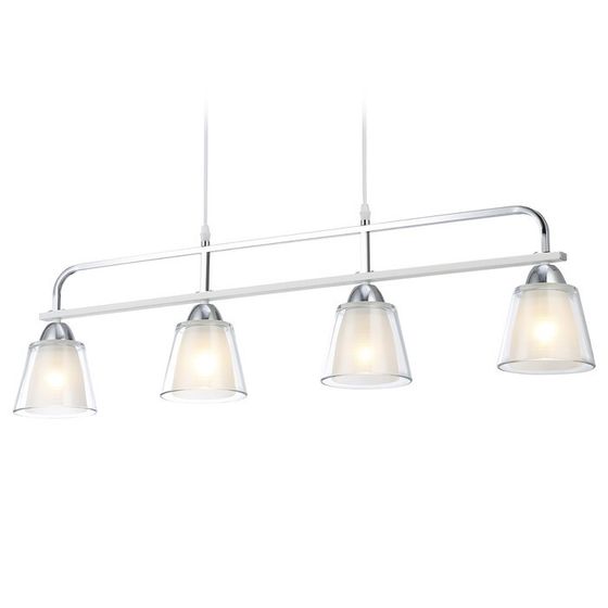 Светильник подвесной Ambrella light, Modern, TR303242, 4хE27, цвет белый, хром