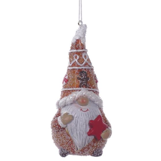 Фигурка декоративная подвесная &quot;Гном&quot;, L4,5 W4,5 H10,5 см, 2в.