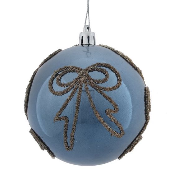 Набор из 12шт Украшение новогоднее "Шар", D 8 см, L35,5 W27 H9 см