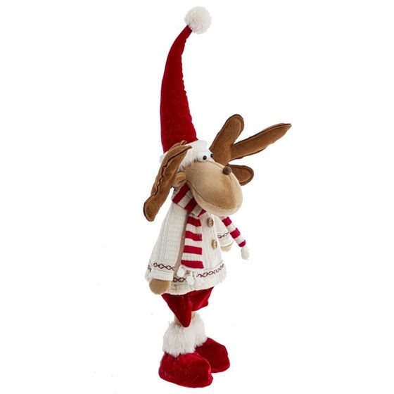 Игрушка набивная &quot;Олень&quot;, L28 W14 H47/34 см, 2в.