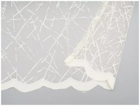 !09 Штора с выжженным узором "Линия" 150x250 см