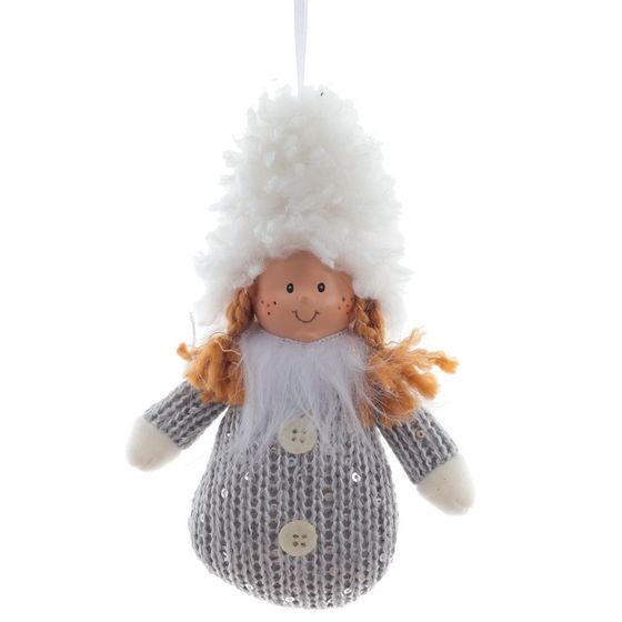 Игрушка набивная &quot;Девочка&quot;, L8 W4 H16 см, 2в.