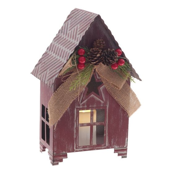 Изделие декоративное с подсветкой &quot;Домик&quot; (2хAA н/п), L19,5 W16 H30,5 см