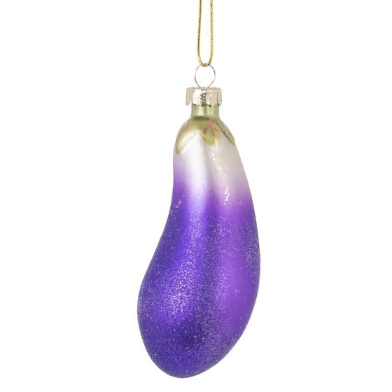 Украшение новогоднее &quot;Баклажан&quot;, L4 W4 H10 см