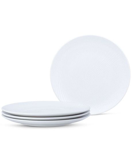 Dune Coupe Dinner Plates, Set of 4