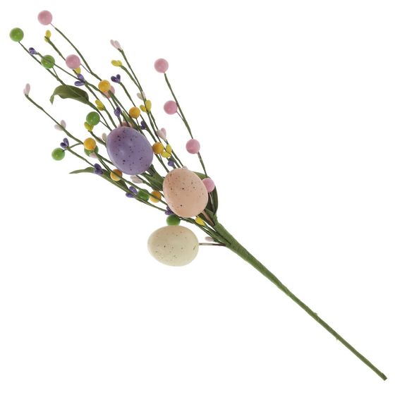 Ветка искусственная "Пасхальная", L14 W6 H43 см