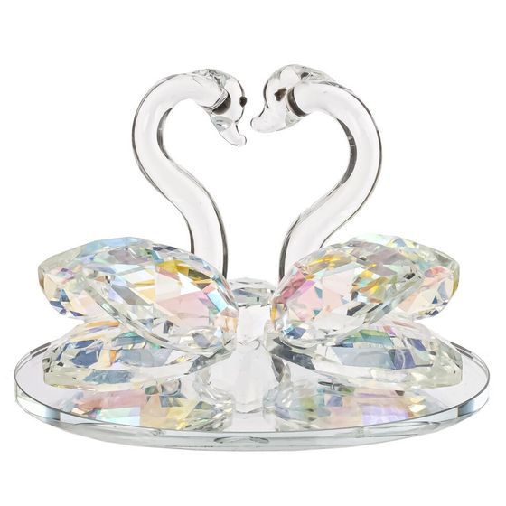 Фигурка декоративная &quot;Лебеди&quot;, Д9,5 Ш7,5 В6,5 см