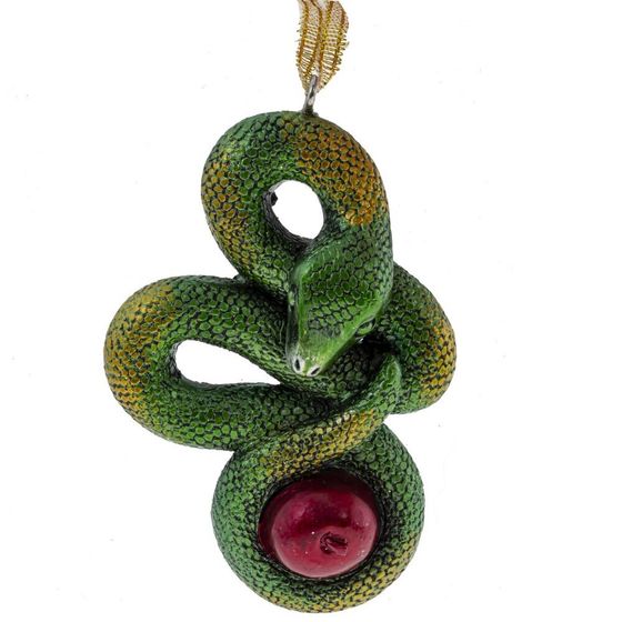 Изделие декоративное подвесное &quot;Змея&quot;, L5 W2 H8 см, 3в.