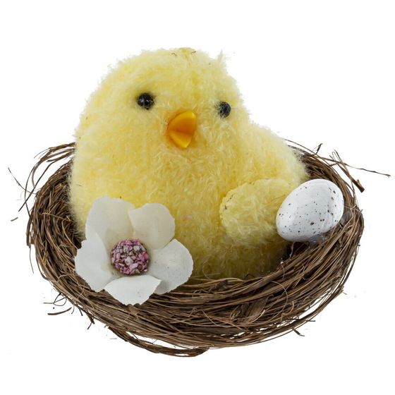 Изделие декоративное &quot;Гнездо пасхальное&quot;, L7 W7 H6 см, 2в.