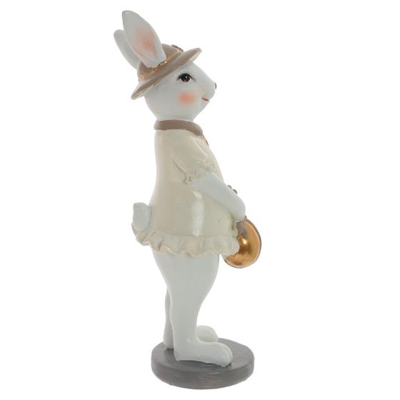 Фигурка декоративная "Зайка", L6 W5,5 H15 см, 2в.