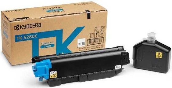 Картридж лазерный Kyocera TK-5280C 1T02TWCNL0 синий (11000стр.) для Kyocera Ecosys P6235cdn/M6235cidn/M6635cidn