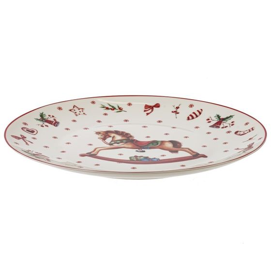 Набор посуды: тарелка с лопаткой, L30,5 W30,5 H3 см (лопатка L6 W25,5 H2,5 см)