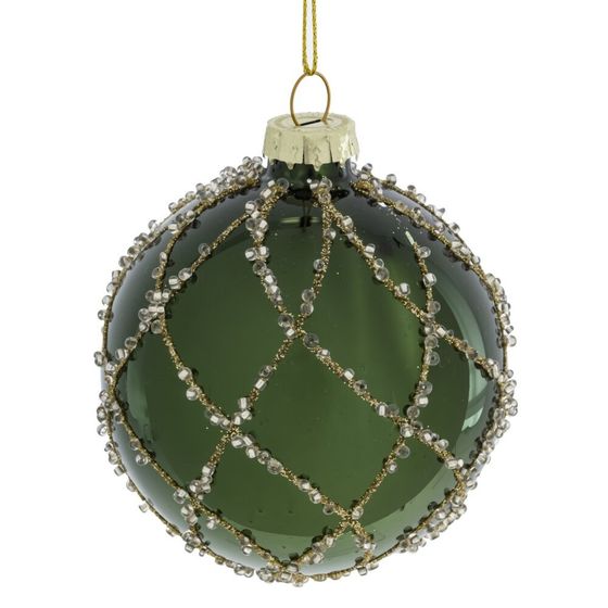 Набор из 12шт Украшение новогоднее &quot;Шар&quot;, D 8 см, L35 W25 H8,5 см