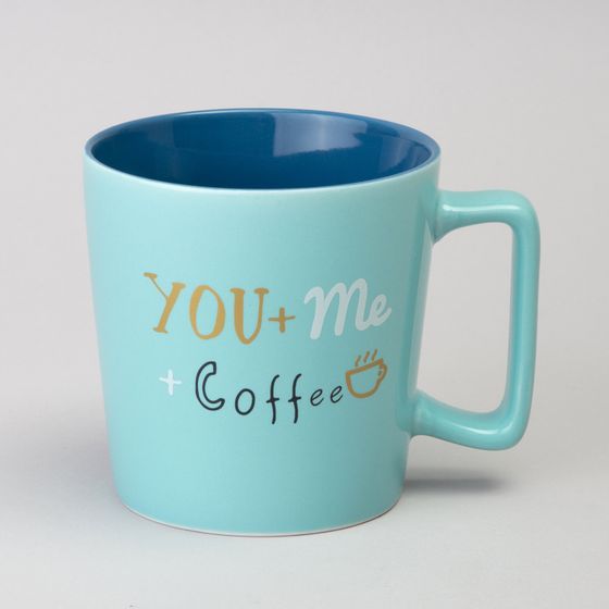 КРУЖКА &quot;YOU+ME+COFFEE&quot; 365 МЛ