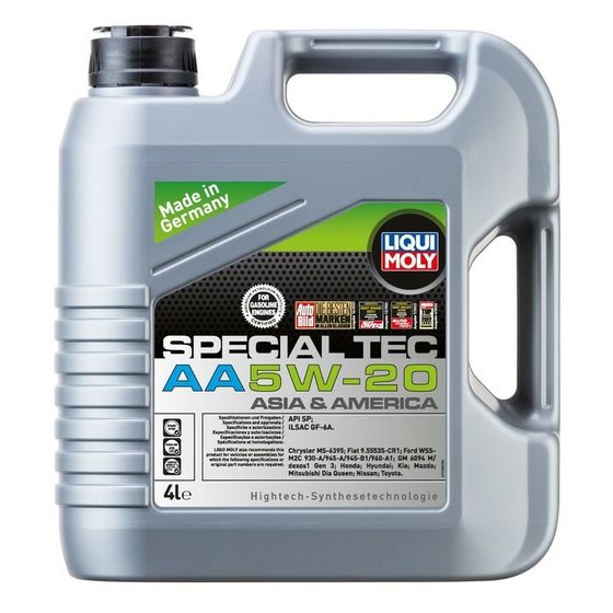 Масло моторное LiquiMoly Special Tec AA 5W-20 SP GF-6A, НС-синтетическое, 4 л