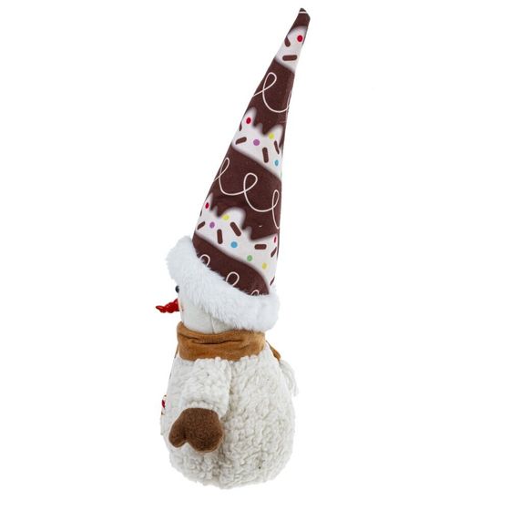 Игрушка набивная &quot;Снеговик&quot;, L18 W11 H38/26 см