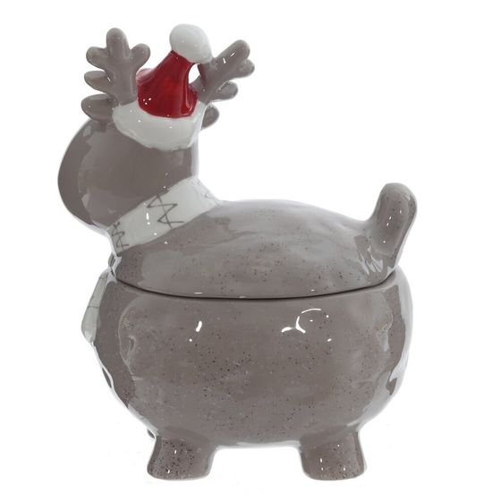 Конфетница "Северный олень", 600 мл, L14 W12 H18,5 см, 1 штука, дизайн микс