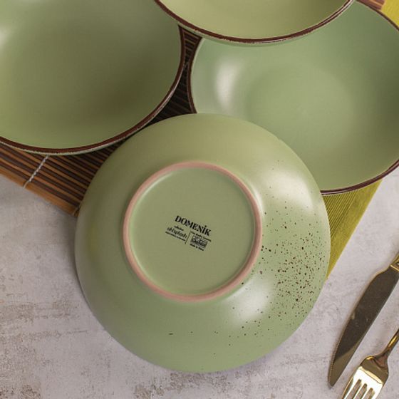 Тарелка суповая OH!SPLASH зеленый 20.5см 660мл