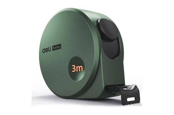Рулетка Home Series Green HT8316L 3м х 16мм, эксклюзивный дизайн, корпус - высококачественный софттач пла