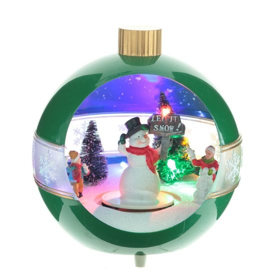 Фигурка декоративная &quot;Рождество&quot; (4 мелодии, подсвет, движ, 3xAA н/п, +USB), L17 W15 H1