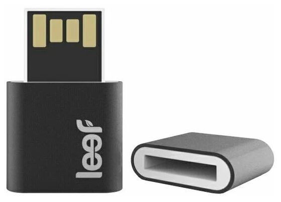 Флеш диск 64Gb Leef Fuse LFFUS-064GWR USB 2.0 черный/белый