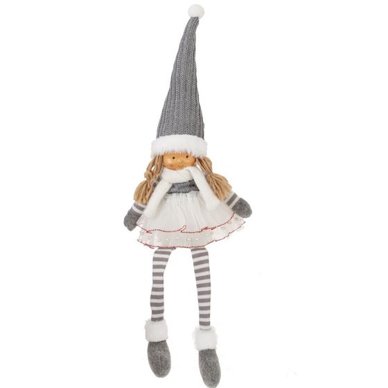 Игрушка набивная &quot;Девочка&quot;, L12 W7 H50/18 см, 4в.