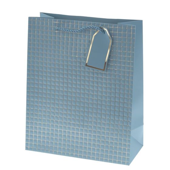 Пакет подарочный (бумага 210г/м2, блок 12шт), L26 W12 H32 см, 14в.