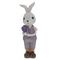 Фигурка декоративная "Заяц", L6,5 W8 H22,5 см, 1 штука, дизайн микс