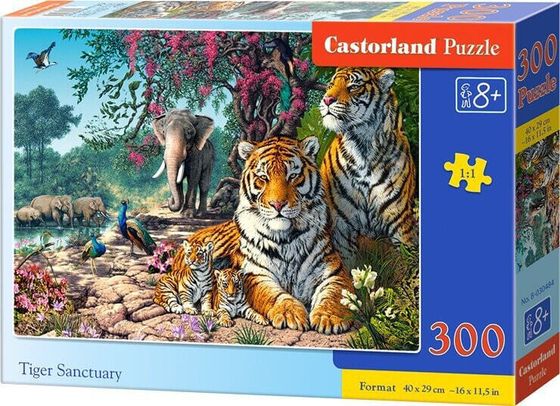 Castorland Puzzle 200 Tiger Sanctuary CASTOR