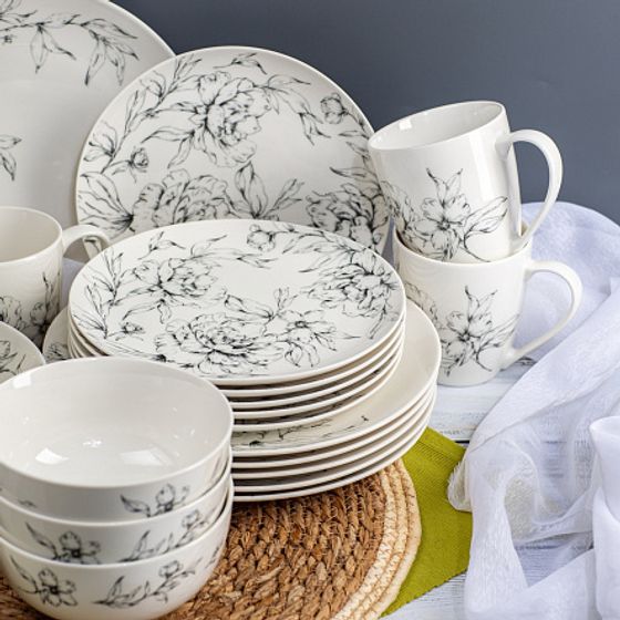 Тарелка суповая PEONIA 21см