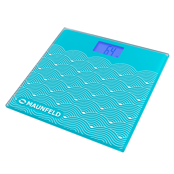 Весы напольные Maunfeld MBS-183G03 бирюзовый