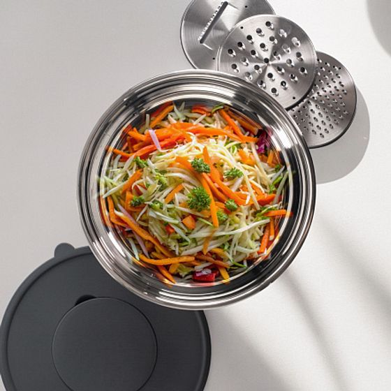 Миска GRATE IT 5л с крышкой 3 терки