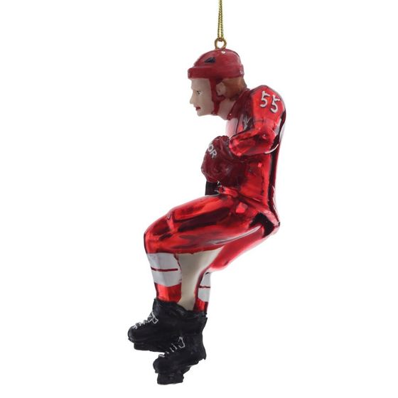 Украшение новогоднее "Хоккеист", L11,5 W4,5 H13 см, 2в.