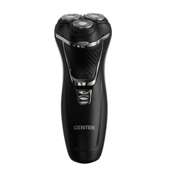 Бритва роторная Centek CT-2176 аккум./сеть черный/хром