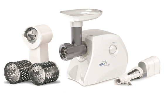 Мясорубка Ротор Альфа ЭМШ 35/250-3 1500Вт белый + соковыжималка/овощерезка