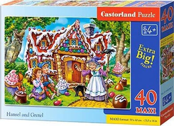 Castorland Puzzle Hansel and Gretel 40 maxi elementów