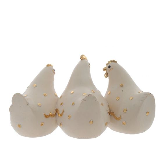 Фигурка декоративная &quot;Петух с курицами&quot;, L19 W10 H10 см