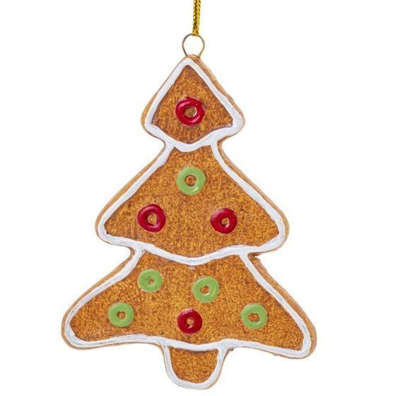 Украшение новогоднее &quot;Елка пряничная&quot;, L7 W0,6 H8,5 см, 3в.