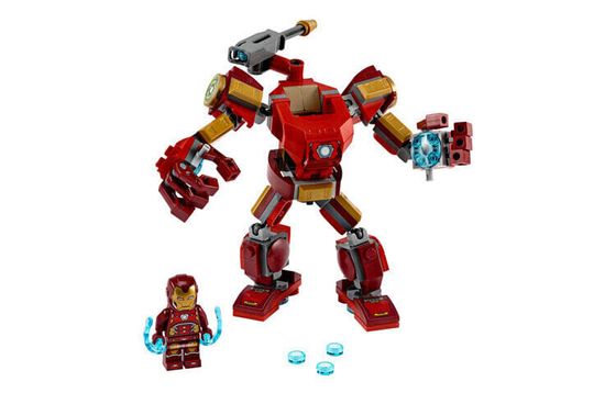 LEGO Коллекция супергероев Marvel Iron Man Mecha Building Blocks 148 шт. 76140