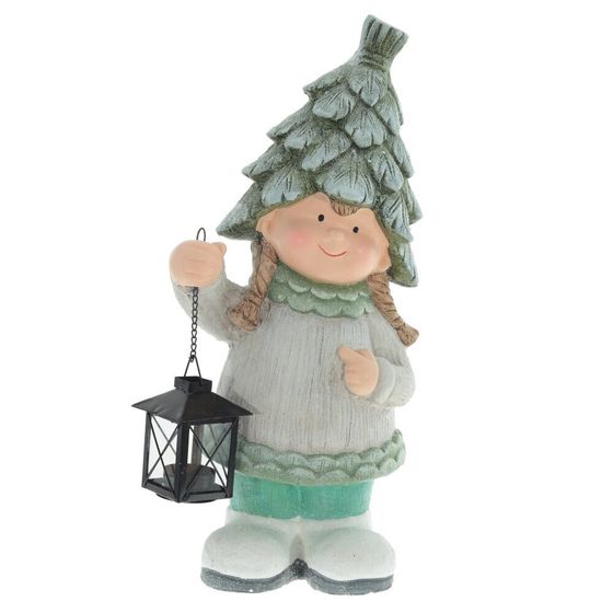 Фигурка декоративная &quot;Девочка&quot;, L23 W20 H48 см, 2в.