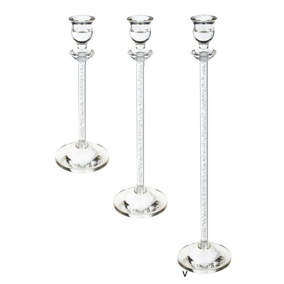 Подсвечник, L8 W8 H36 см