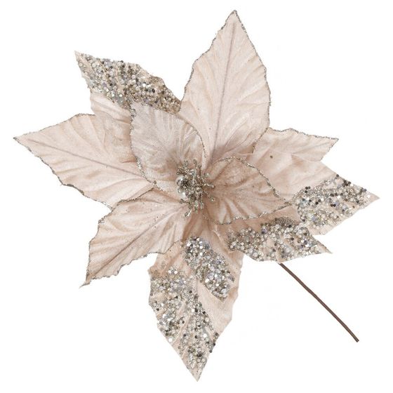 Цветок искусственный &quot;Пуансеттия&quot;, L33 W33 H38,5 см