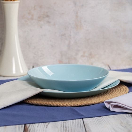 Тарелка суповая ZELIE PARADISE BLUE 20см