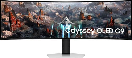 Монитор 49&quot; Samsung Odyssey OLED G9 S49CG930SI серебристый OLED 32:9 5120x1440 240Гц (LS49CG930SIXCI)