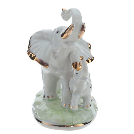Фигурка декоративная &quot;Слоны&quot;, Д12,5 Ш7 В12 см