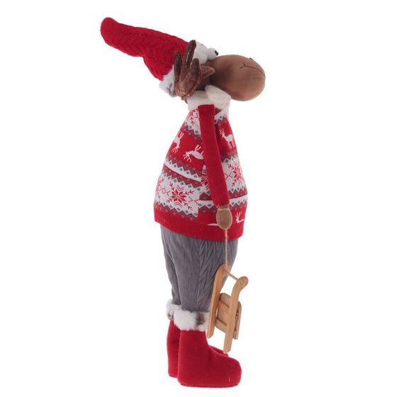 Игрушка набивная &quot;Олень&quot;, L30 W20 H80/58 см